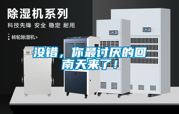 沒錯(cuò)，你最討厭的回南天來(lái)了！