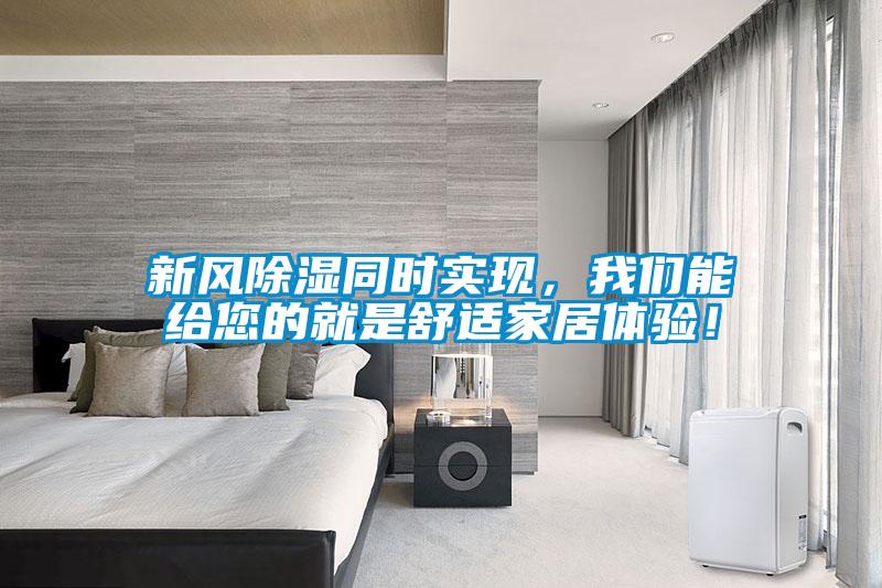 新風(fēng)除濕同時(shí)實(shí)現(xiàn)，我們能給您的就是舒適家居體驗(yàn)！