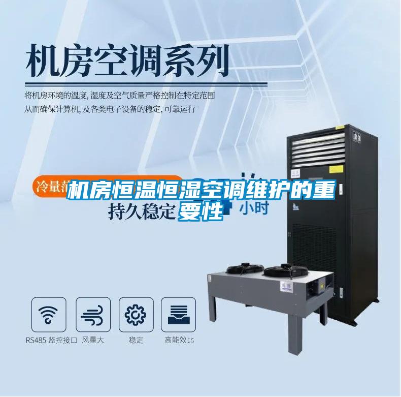 機房恒溫恒濕空調(diào)維護的重要性