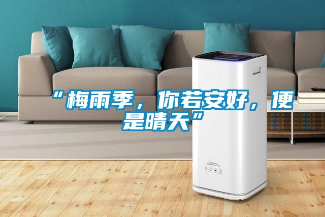 “梅雨季，你若安好，便是晴天”