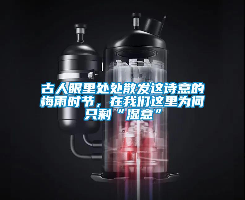 古人眼里處處散發(fā)這詩意的梅雨時節(jié)，在我們這里為何只?！皾褚狻?/></p>
						    <p style=