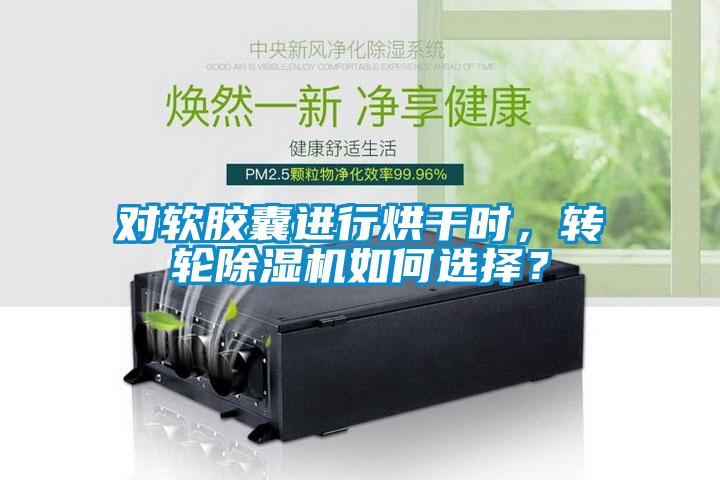 對(duì)軟膠囊進(jìn)行烘干時(shí)，轉(zhuǎn)輪除濕機(jī)如何選擇？