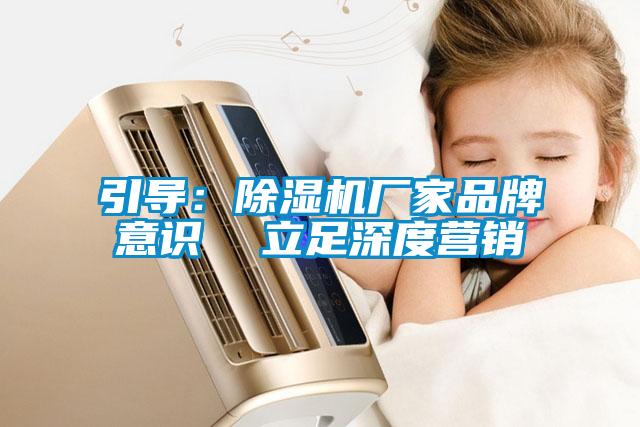 引導(dǎo)：除濕機(jī)廠家品牌意識  立足深度營銷