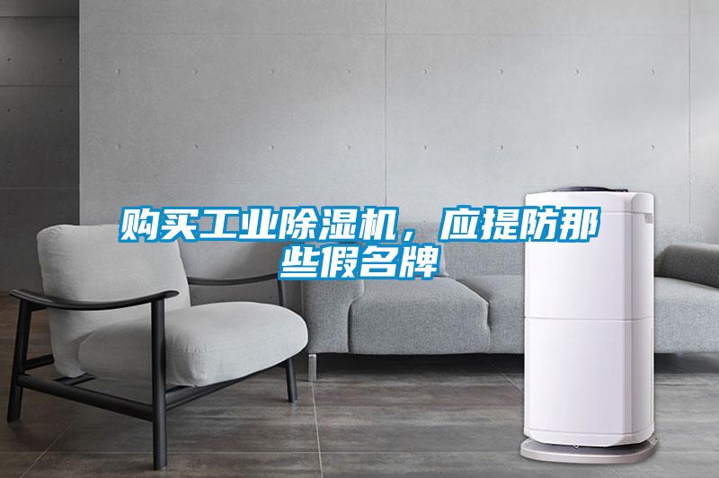 購(gòu)買工業(yè)除濕機(jī)，應(yīng)提防那些假名牌