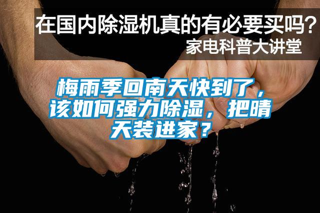 梅雨季回南天快到了，該如何強(qiáng)力除濕，把晴天裝進(jìn)家？