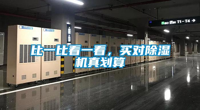 比一比看一看，買對除濕機真劃算