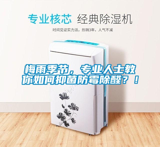 梅雨季節(jié)，專業(yè)人士教你如何抑菌防霉除醛？！