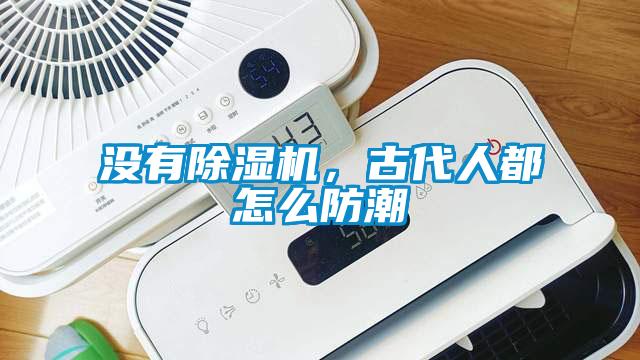沒(méi)有除濕機(jī)，古代人都怎么防潮