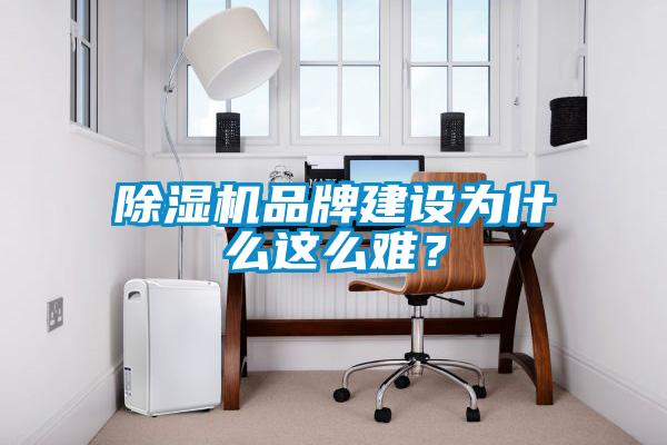 除濕機(jī)品牌建設(shè)為什么這么難？