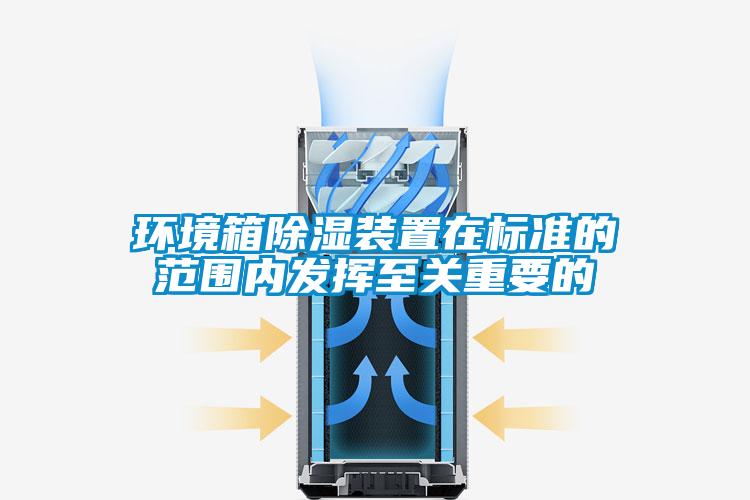 環(huán)境箱除濕裝置在標準的范圍內(nèi)發(fā)揮至關(guān)重要的