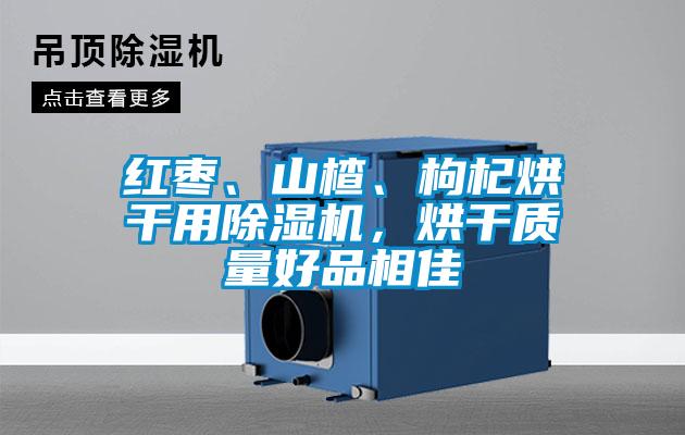 紅棗、山楂、枸杞烘干用除濕機，烘干質(zhì)量好品相佳