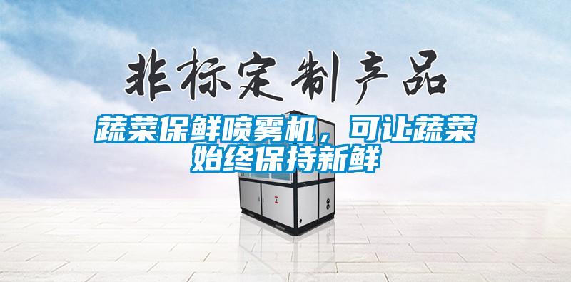 蔬菜保鮮噴霧機(jī)，可讓蔬菜始終保持新鮮