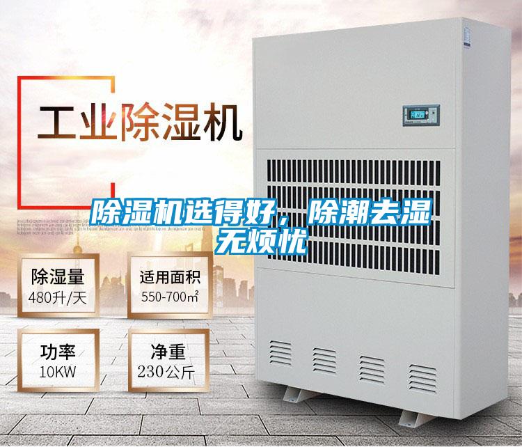 除濕機選得好，除潮去濕無煩憂