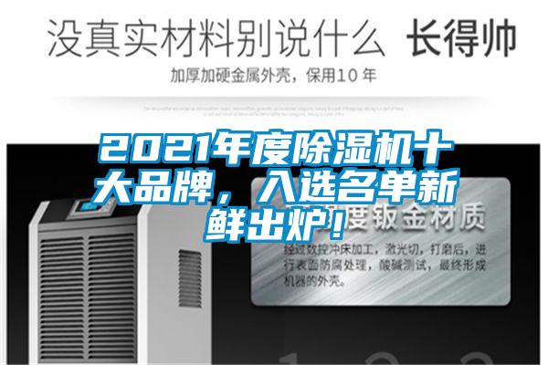 2021年度除濕機(jī)十大品牌，入選名單新鮮出爐！