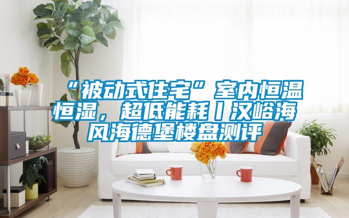 “被動式住宅”室內(nèi)恒溫恒濕，超低能耗丨漢峪海風(fēng)海德堡樓盤測評