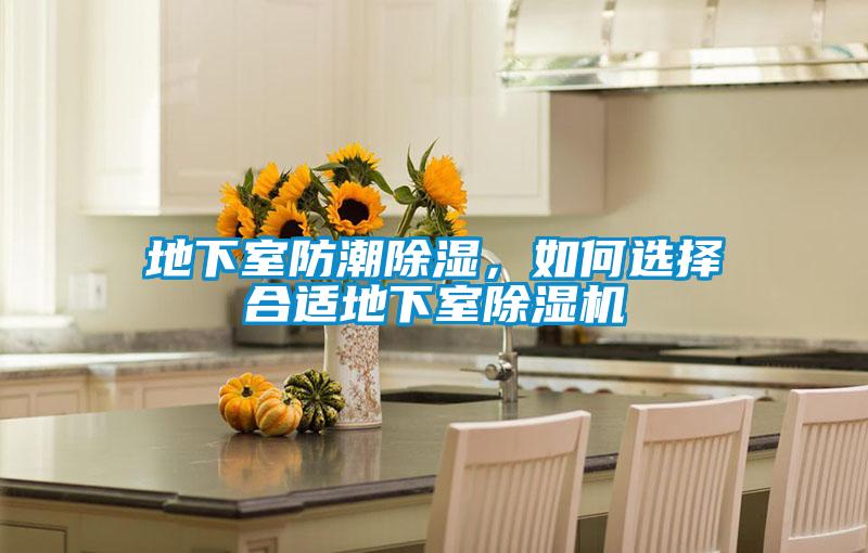 地下室防潮除濕，如何選擇合適地下室除濕機