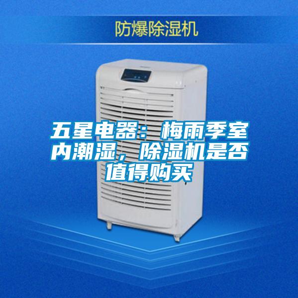 五星電器：梅雨季室內(nèi)潮濕，除濕機是否值得購買