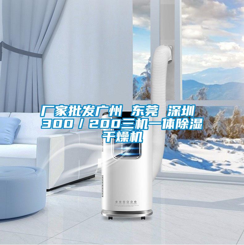 廠家批發(fā)廣州 東莞 深圳 300／200三機一體除濕干燥機