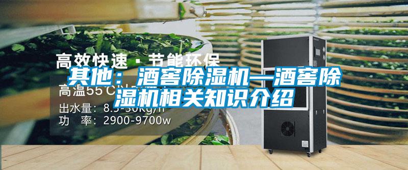 其他：酒窖除濕機—酒窖除濕機相關(guān)知識介紹