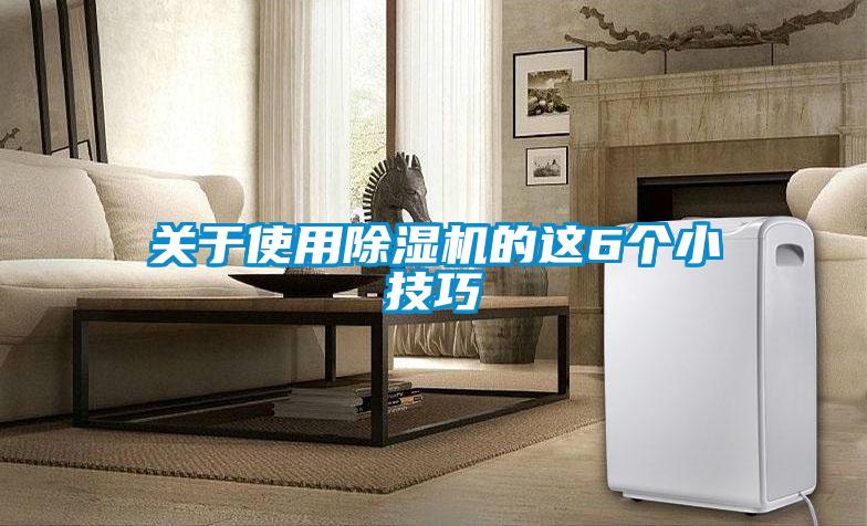 關(guān)于使用除濕機(jī)的這6個(gè)小技巧