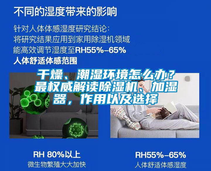 干燥、潮濕環(huán)境怎么辦？最權(quán)威解讀除濕機、加濕器，作用以及選擇