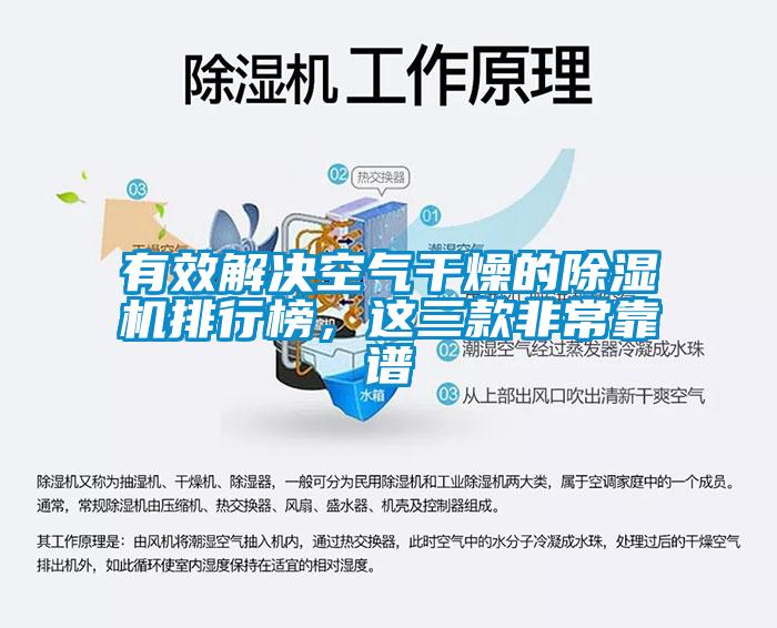 有效解決空氣干燥的除濕機(jī)排行榜，這三款非?？孔V