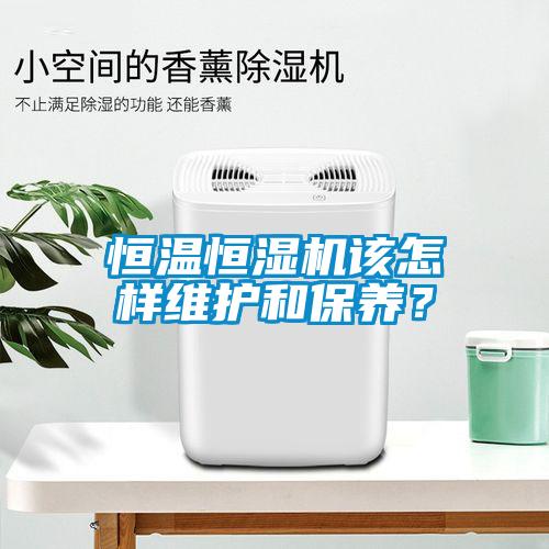 恒溫恒濕機(jī)該怎樣維護(hù)和保養(yǎng)？