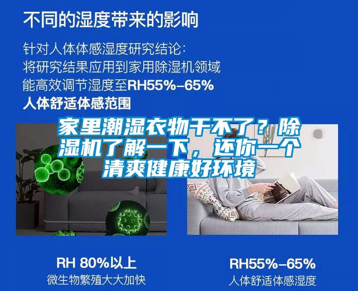 家里潮濕衣物干不了？除濕機了解一下，還你一個清爽健康好環(huán)境