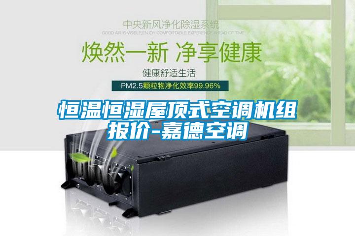 恒溫恒濕屋頂式空調(diào)機(jī)組報價-嘉德空調(diào)