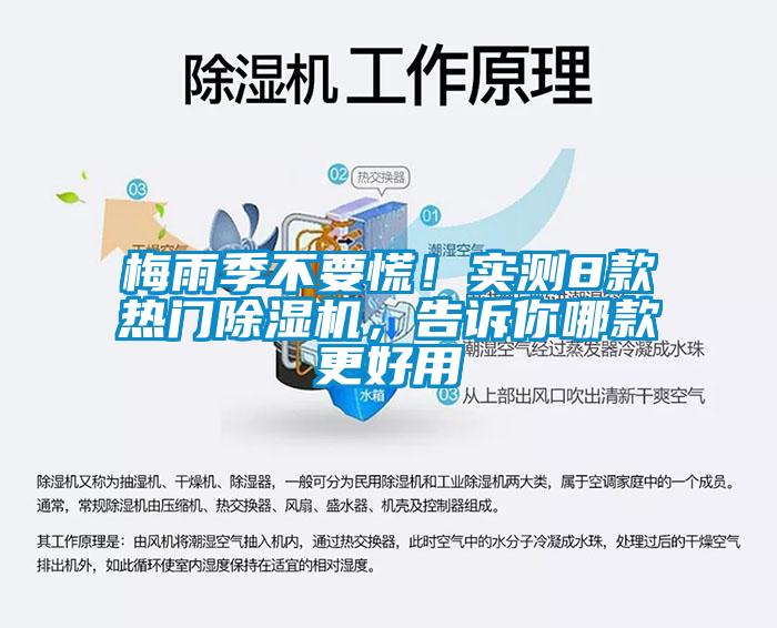 梅雨季不要慌！實測8款熱門除濕機，告訴你哪款更好用