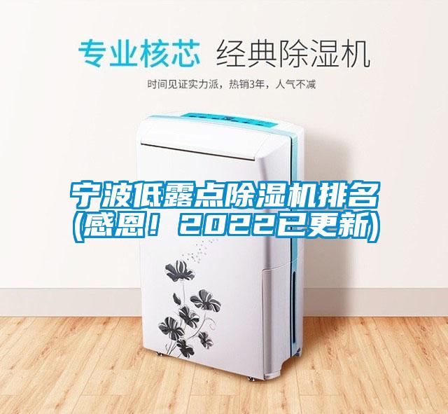寧波低露點(diǎn)除濕機(jī)排名(感恩！2022已更新)