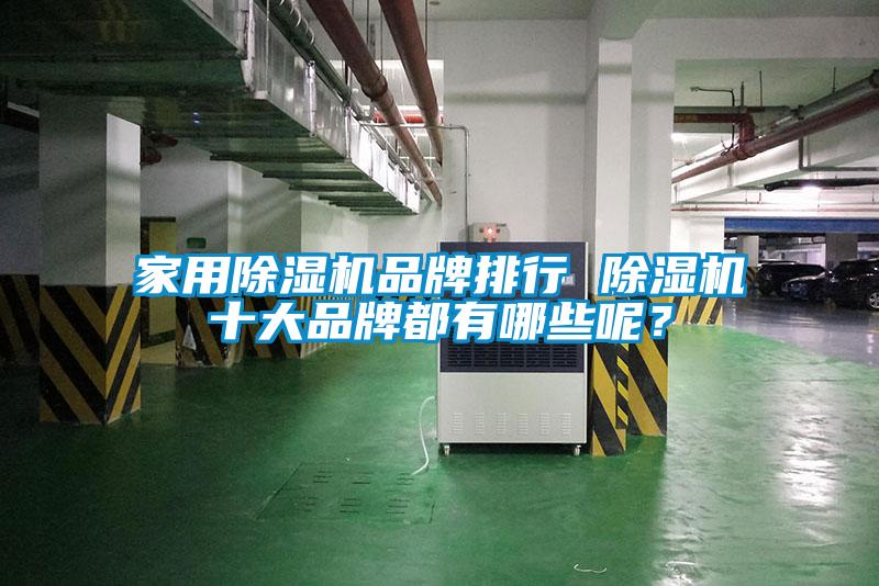 家用除濕機品牌排行 除濕機十大品牌都有哪些呢？
