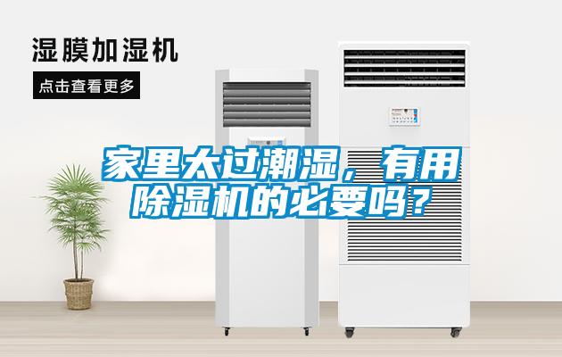 家里太過潮濕，有用除濕機的必要嗎？