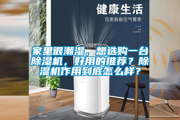 家里很潮濕，想選購一臺除濕機，好用的推薦？除濕機作用到底怎么樣？