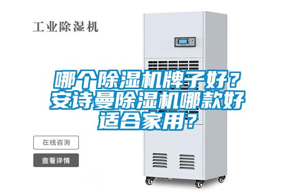 哪個除濕機牌子好？安詩曼除濕機哪款好適合家用？