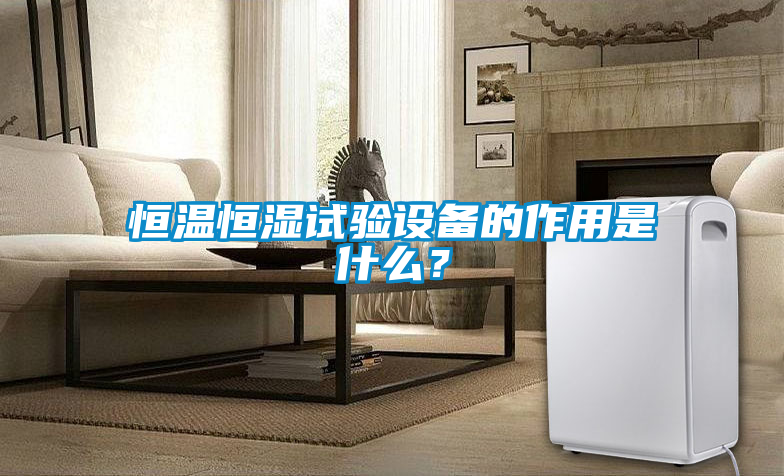 恒溫恒濕試驗設(shè)備的作用是什么？