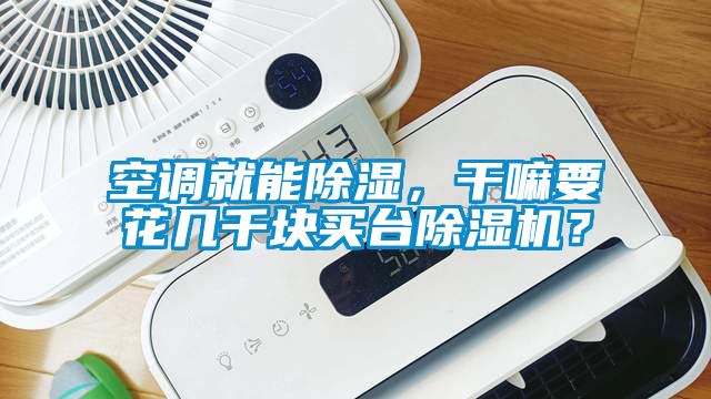 空調(diào)就能除濕，干嘛要花幾千塊買臺(tái)除濕機(jī)？