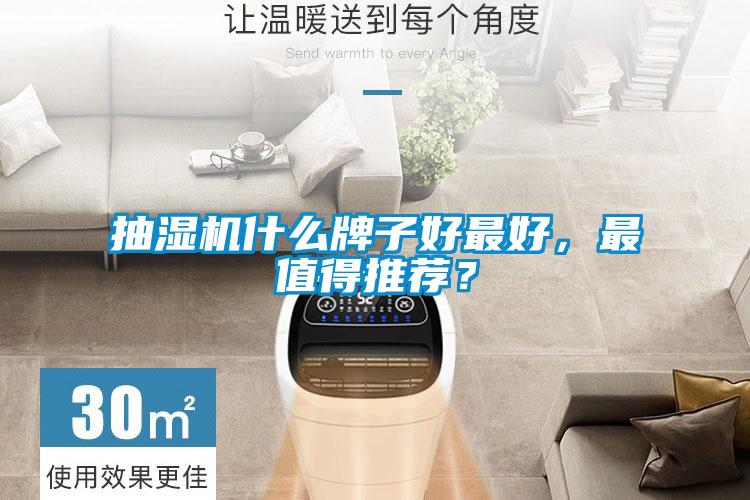 抽濕機什么牌子好最好，最值得推薦？