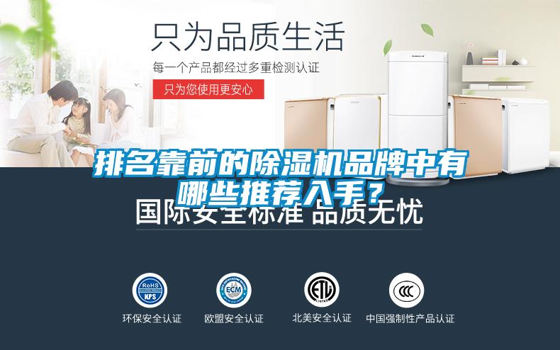 排名靠前的除濕機(jī)品牌中有哪些推薦入手？