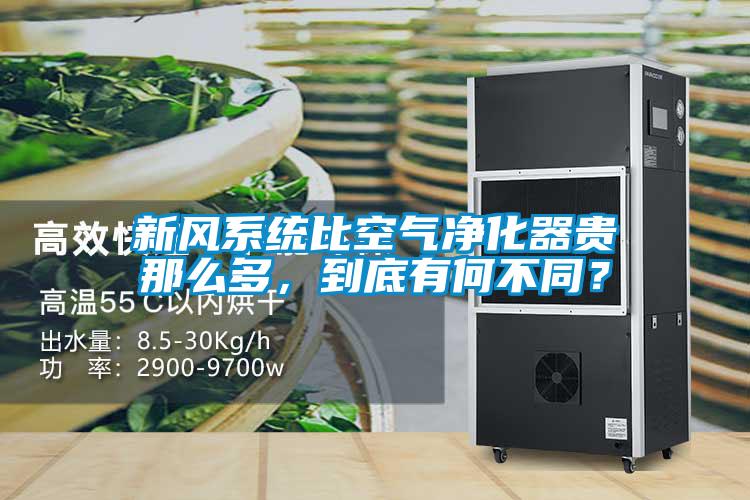 新風(fēng)系統(tǒng)比空氣凈化器貴那么多，到底有何不同？