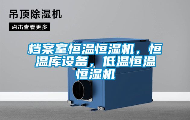 檔案室恒溫恒濕機，恒溫庫設(shè)備，低溫恒溫恒濕機