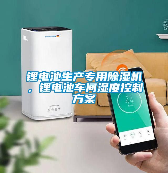 鋰電池生產(chǎn)專用除濕機(jī)，鋰電池車間濕度控制方案