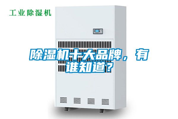 除濕機(jī)十大品牌，有誰知道？