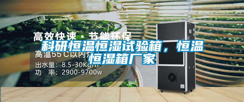 科研恒溫恒濕試驗箱，恒溫恒濕箱廠家
