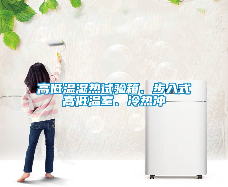 高低溫濕熱試驗箱、步入式高低溫室、冷熱沖