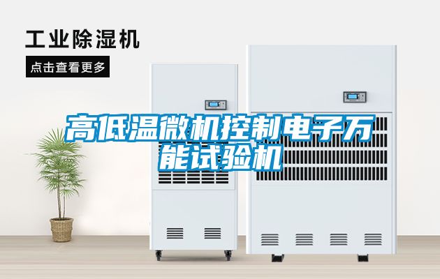 高低溫微機(jī)控制電子萬能試驗機(jī)
