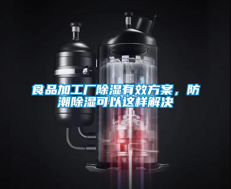 食品加工廠除濕有效方案，防潮除濕可以這樣解決